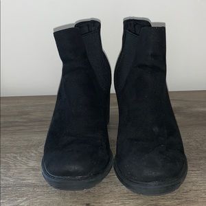 Used Black Booties